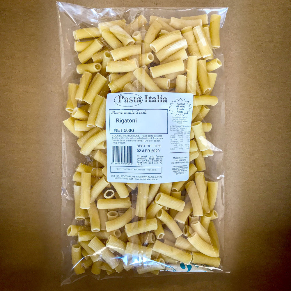 
                  
                    Egg Rigatoni (Fresh Pasta) - 500g
                  
                